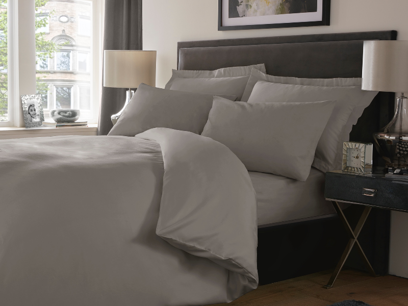 Light Grey Solid Sheets — Solid Sheets, Bed Sheets by Royal Mills