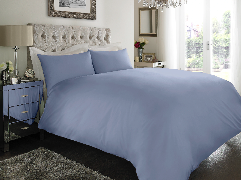 English Blue Dyed Duvet Covers — Dyed Duvet Covers, Duvet Covers by Royal Mills