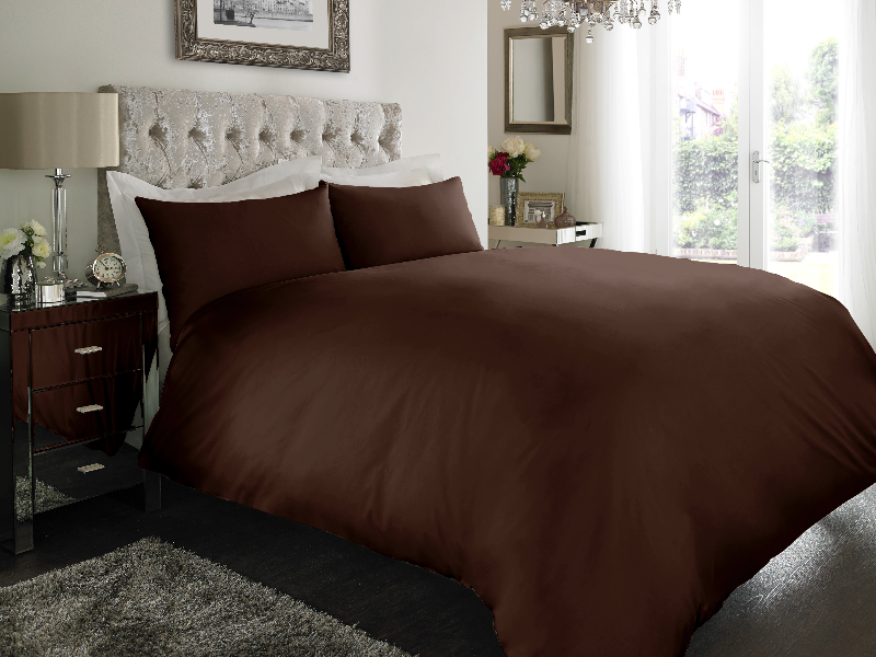 Chocolate Dyed Duvet Covers — Dyed Duvet Covers, Duvet Covers by Royal Mills