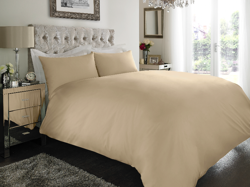 Mocha Dyed Duvet Covers — Dyed Duvet Covers, Duvet Covers by Royal Mills