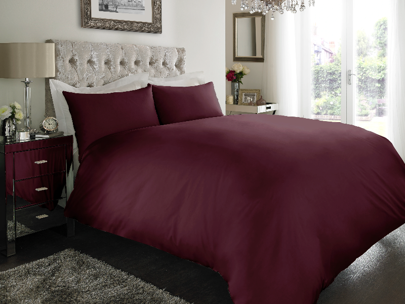 Plum Dyed Duvet Covers — Dyed Duvet Covers, Duvet Covers by Royal Mills